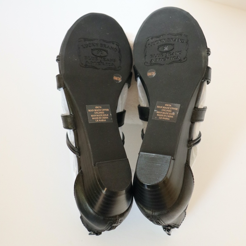 NIB Low heel cage sandals size 6M by Lucky Brand - Picture 5 of 10